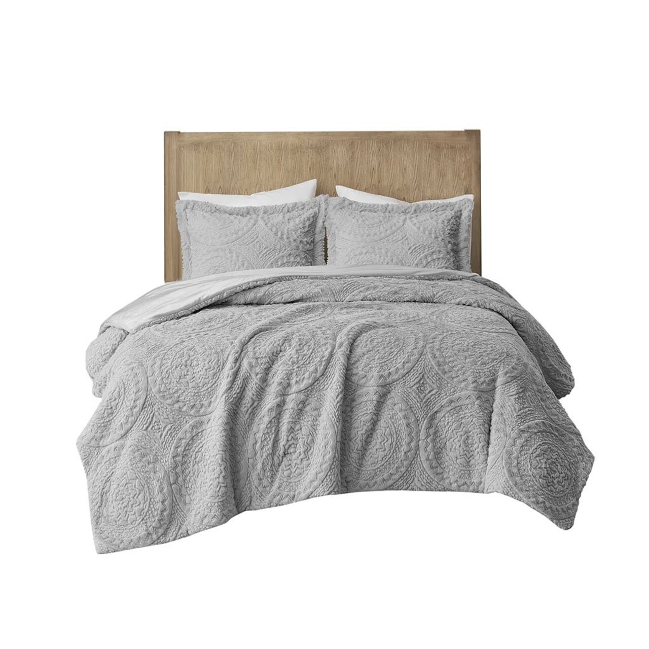 Gracie Mills Blum Faux Faux Medallion Comforter Set - Grace-14390
